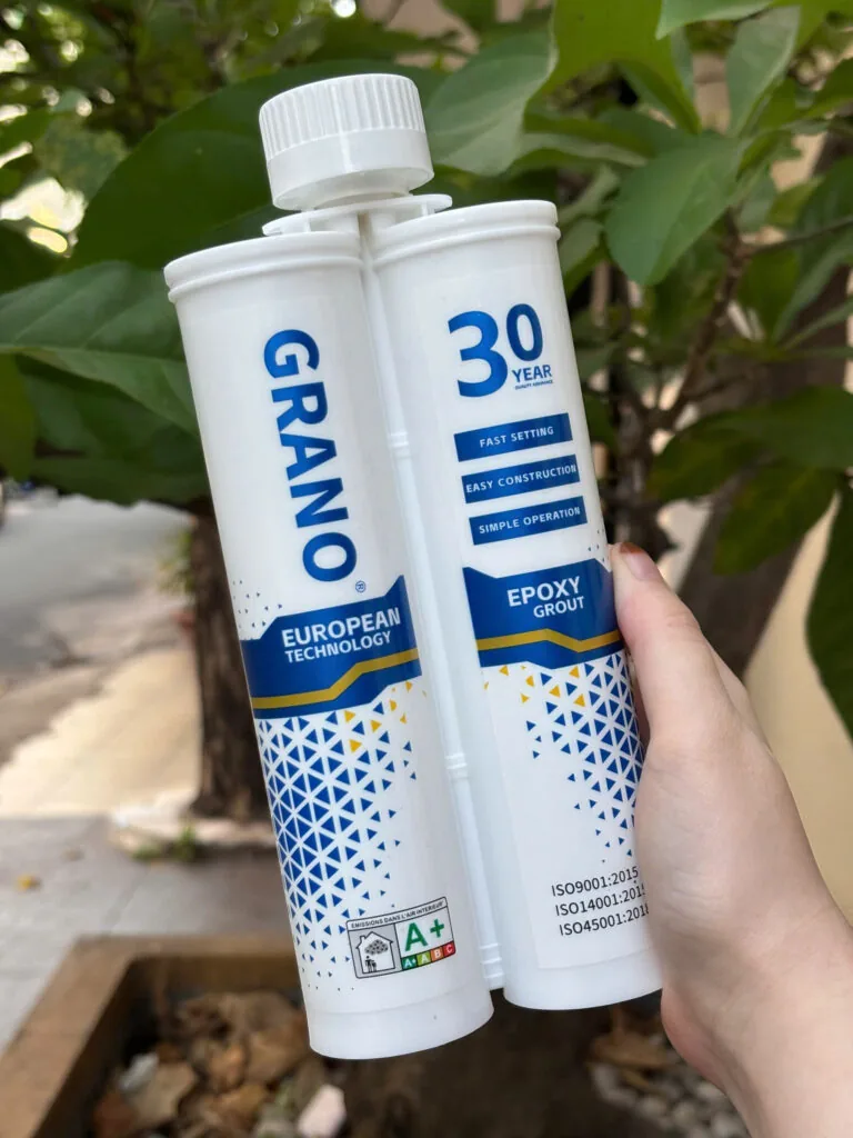 Keo ron Grano, thương hiệu vật liệu đối tác của Bảo Resin