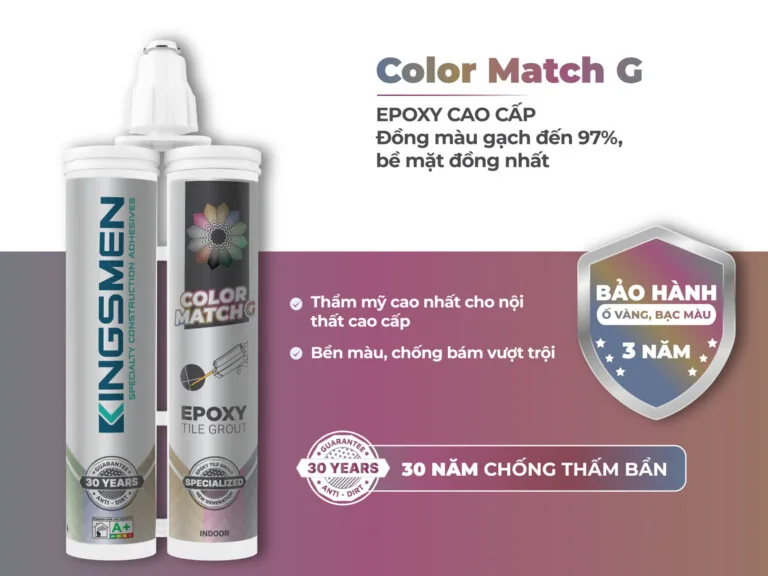 Keo ron Kingsmen, thương hiệu vật liệu đối tác của Bảo Resin